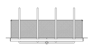 Spray Tunnel Bridge Model 1800-137 plan view Spray Tunnel Bridge Model 1800-137 plan view