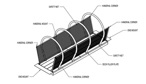 Spray Tunnel Bridge Model 1800-137 plan view Spray Tunnel Bridge Model 1800-137 plan view