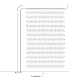 Water Curtain Model 1800-70-1 plan view Water Curtain Model 1800-70-1 plan view