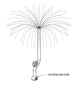 Spray Pole Model 1800-78_bent_wheel plan view Spray Pole Model 1800-78_bent_wheel plan view