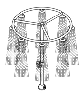 Misty Spray Circle Model 1800-96_wheel plan view Misty Spray Circle Model 1800-96_wheel plan view