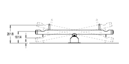 Teeter Totter Model 1800-99 plan view Teeter Totter Model 1800-99 plan view