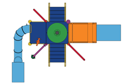 Water Play Structure Model 2702-105 plan view Water Play Structure Model 2702-105 plan view