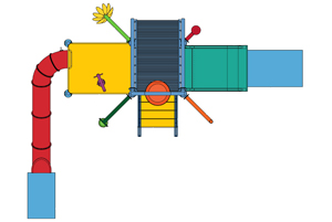Water Play Structure Model 2702-107 plan view Water Play Structure Model 2702-107 plan view