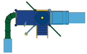 Water Play Structure Model 2702-109 plan view Water Play Structure Model 2702-109 plan view