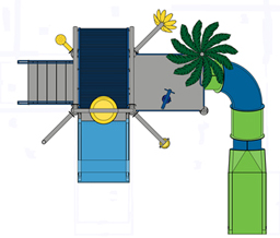 Water Play Structure Model 2702-110 plan view Water Play Structure Model 2702-110 plan view