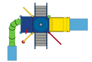 Water Play Structure Model 2702-113 plan view Water Play Structure Model 2702-113 plan view