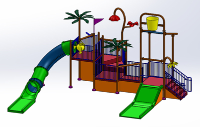 Water Play Structure Model 2707-101 Water Play Structure Model 2707-101