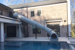 Closed Fiberglass Flume Landscape Slide Model: 9410-32