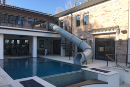 Closed Fiberglass Flume Landscape Slide Model: 9410-32 Closed Fiberglass Flume Landscape Slide Model: 9410-32