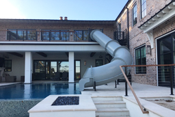 Closed Fiberglass Flume Landscape Slide Model: 9410-32 Closed Fiberglass Flume Landscape Slide Model: 9410-32