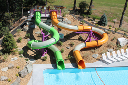 Hillside Slide Model: Mountain Lake Hillside Slide Model: Mountain Lake