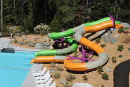 Hillside Slide Model: Mountain Lake Hillside Slide Model: Mountain Lake