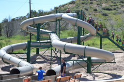 Double Flume Hillside Slide Model: Ceta Canyon Double Flume Hillside Slide Model: Ceta Canyon