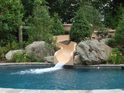 Single Open Flume Landscape and Hillside Slides Single Open Flume Landscape and Hillside Slides