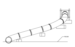Landscape & Hillside Slide Model: Worcester Plan View Landscape & Hillside Slide Model: Worcester Plan View