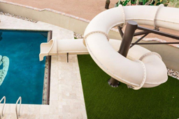 Closed Fiberglass Flume Landscape Slide Model: Riley Closed Fiberglass Flume Landscape Slide Model: Riley