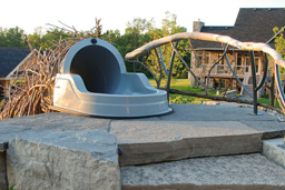 Fiberglass Landscape Slide Model: Cedarcroft Fiberglass Landscape Slide Model: Steinberg