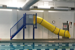 Single Polyethylene Flume Pool Slide Model 7006