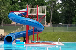 Closed Fiberglass Flume Water Slide Model 1615-32 Closed Fiberglass Flume Water Slide Model 1615-32