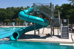 Closed Fiberglass Flume Water Slide Model 1615-32 Closed Fiberglass Flume Water Slide Model 1615-32