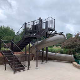 Closed Fiberglass Flume Water Slide Model 1615-32 Closed Fiberglass Flume Water Slide Model 1615-32