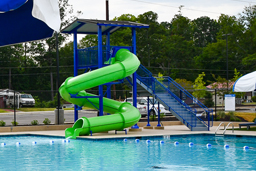 Closed Fiberglass Flume Water Slide Model 1625-32