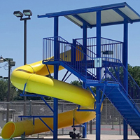 Polyethylene Flume Water Slide Model 1616 Polyethylene Flume Water Slide Model 1616