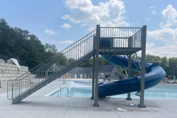 Closed Flume Fiberglass Water Slide Model 1625-32 Closed Flume Fiberglass Water Slide Model 1625-32