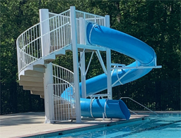Polyethylene Flume Water Slide Model 1625 Water Slide Model 1625