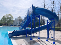 Closed Flume Fiberglass Water Slide Model 1628-32 Closed Flume Fiberglass Water Slide Model 1628-32