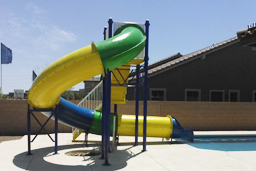 Closed Flume Fiberglass Water Slide Model 1628-32 Closed Flume Fiberglass Water Slide Model 1628-32