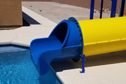 Closed Flume Fiberglass Water Slide Model 1628-32 Closed Flume Fiberglass Water Slide Model 1628-32