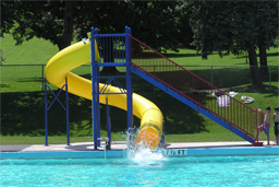 Polyethylene Flume Water Slide Model 1628 Water Slide Model 1628