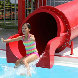 Closed Flume Fiberglass Water Slide Model 1654-32 Closed Flume Fiberglass Water Slide Model 1654-32