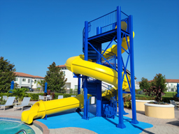 Closed Flume Fiberglass Water Slide Model 1654-32 Closed Flume Fiberglass Water Slide Model 1654-32