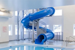Closed Flume Fiberglass Water Slide Model 1654-32 Closed Flume Fiberglass Water Slide Model 1654-32