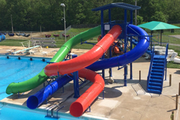 Triple Flume Water Slide Model 1666 Triple Flume Water Slide Model 1666