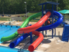 Triple Polyethylene Flume Water Slide Model 1666 Triple Polyethylene Flume Water Slide Model 1666