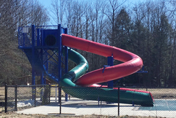 Double Polyethylene Flume Water Slide Model 1667 Double Polyethylene Flume Water Slide Model 1667