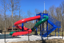 Double Polyethylene Flume Water Slide Model 1667 Double Polyethylene Flume Water Slide Model 1667