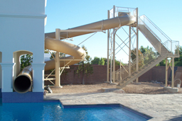 Custom Polyethylene Flume Water Slide Model 1684 Custom Polyethylene Flume Water Slide Model 1684