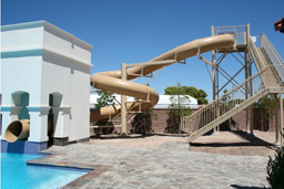 Custom Polyethylene Flume Water Slide Model 1684 Custom Polyethylene Flume Water Slide Model 1684
