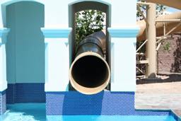 Custom Polyethylene Flume Water Slide Model 1684 Custom Polyethylene Flume Water Slide Model 1684