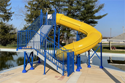 Closed Flume Fiberglass Water Slide Model 1688-32 Closed Flume Fiberglass Water Slide Model 1688-32
