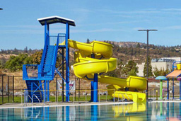 Fiberglass Flume Water Slide Model 1830 Fiberglass Water Slide Model 1830