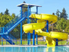Fiberglass Water Slide Model 1830 Fiberglass Flume Water Slide Model 1830