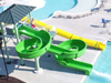 Double Fiberglass Flume Water Slide Model 1860