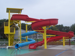 Combination Flume Water Slide Model 1868 Combination Flume Water Slide Model 1868