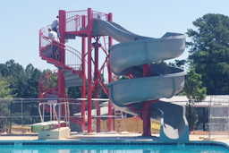 Fiberglass Flume Water Slide Model 1919 Fiberglass Water Slide Model 1919
